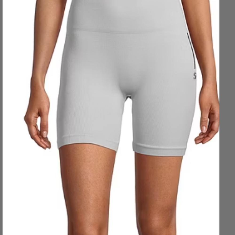 Sports Illustrated Swim Light Gray Bike Shorts